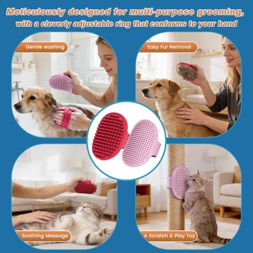 7 PCS Pet Grooming Kit & Bath Supplies for Dogs, Cats - - Image 6