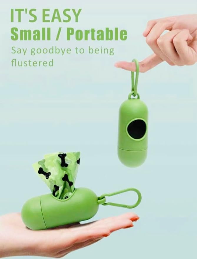 Dog Waste Bags. Strong, simple, and sustainable bags for a quick, easy clean. 18 rolls, 270 bags. Includes a bag dispenser.