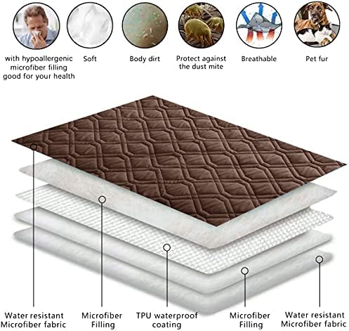 Ameritex Waterproof Dog Bed Blankets Cover for Bed Couch Sofa Reversible - Image 3