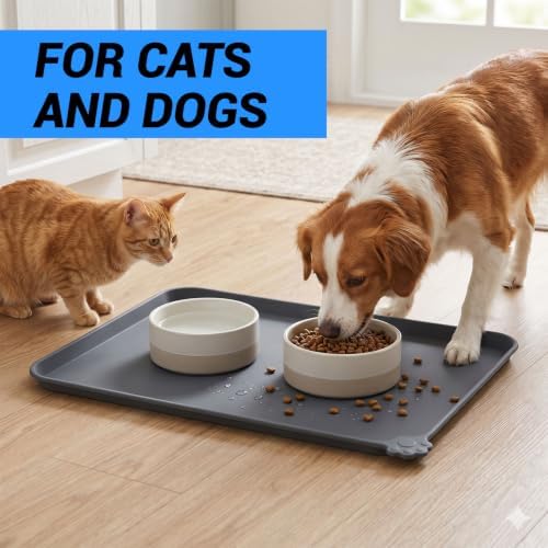 Reopet Silicone Pet Feeding Mat - Waterproof & Non-Slip Dog Cat Placemat - Image 2