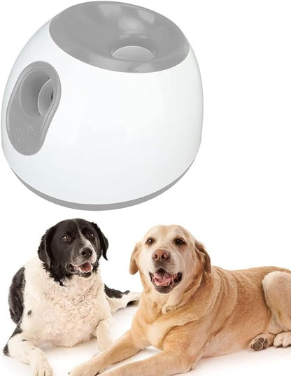 Eaacaa Automatic Ball Thrower for Dogs, 2025 Upgraded Ball Thrower with 3 Tennis Balls, Mentally Stimulating Training Dog Toy for Medium and Large Dogs (Orange)