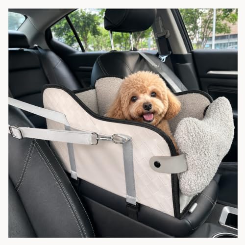 Center Console Dog Car Seat for Small Dogs up to 12 lbs by Unknown