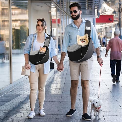 Pawaboo Pet Sling Carrier for Small Dogs Cats - Image 6