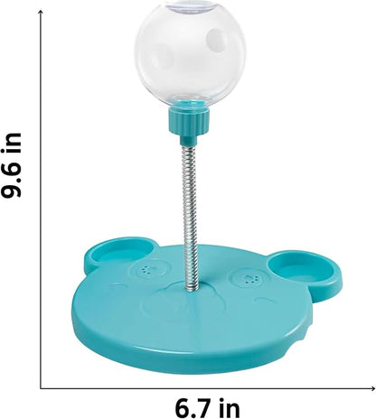 Leaking Treats Ball Pet Feeder Toy, Pet Toy Treat Dispenser,Interactive Pet Toy,Slow Feeder,Funny Pet Leaking Ball Cat Dog Slow Feeders,Feeder for Cats & Dogs for Hunting Chasing and Exercise (Mix*2)