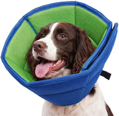 Dog Cone for Large Dogs After Surgery, Soft Dog Cone Collar for Dogs to Stop Licking, Adjustable Comfy E-Collar Alternative Lightweight Post-Surgery Recovery Elizabethan Collar for Pet by Allroaring