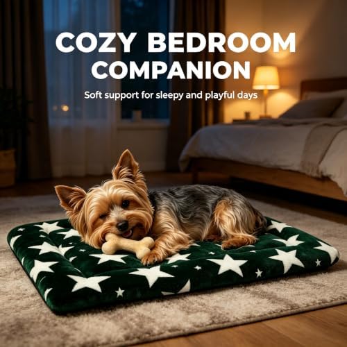 Dog Bed Mat - Soft Crate Pad for Kennel, Durable Pet Bed for Small Dogs & Cats - Comfort Support for Pet Crate, Cage, House - Image 2