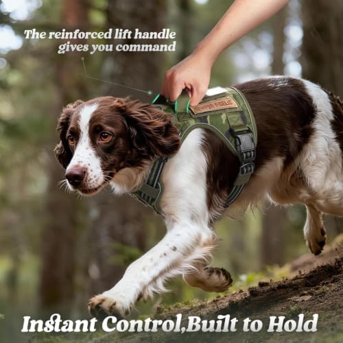 rabbitgoo Tactical Dog Harness for Small Dogs, No Pull Service Pet Vest - Image 5