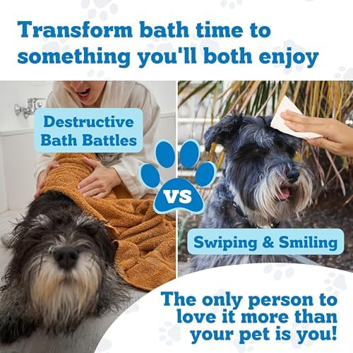 Pets XL Hypoallergenic Unscented Dog Grooming Cleaning Cloths 4 Pack - Image 4