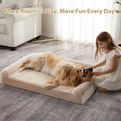 BFPETHOME Orthopedic Washable XLarge Dog Bed for Senior Dog Cozy Sleep - Image 4