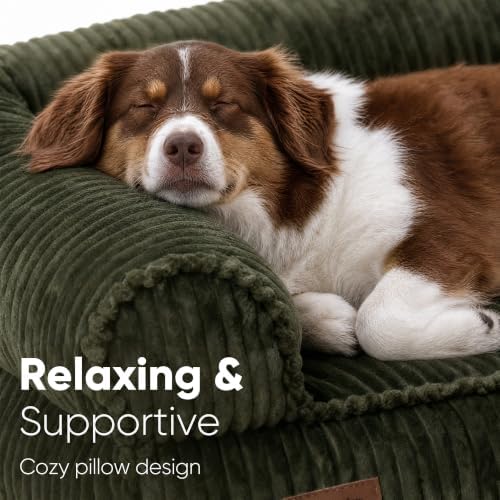 FUKUMARU Cute Dog Bed, Thickened Orthopedic Dog Sofa, Waterproof&Washable - Image 2