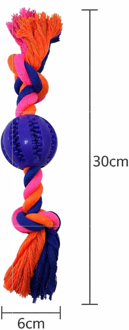 Medium and Small Puppy Toys - Puppy Teething Toys, Chew Toys for Dogs, Small Dog Rope Toys, Treat Dispensing Dog Toys for Puppy Training and Dental Health, Ideal for Dog Owners