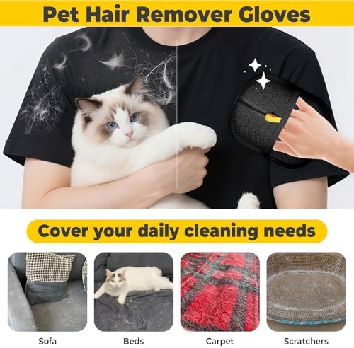 Cat Steam Brush for Shedding, 4 in 1 Rechargeable Steam Brush for Cats and Dogs, Anti-Static, Massage, flea comb for cats& Pet Removal Hair Glove,Shedding & Combing All In One!(Pink) - Image 7