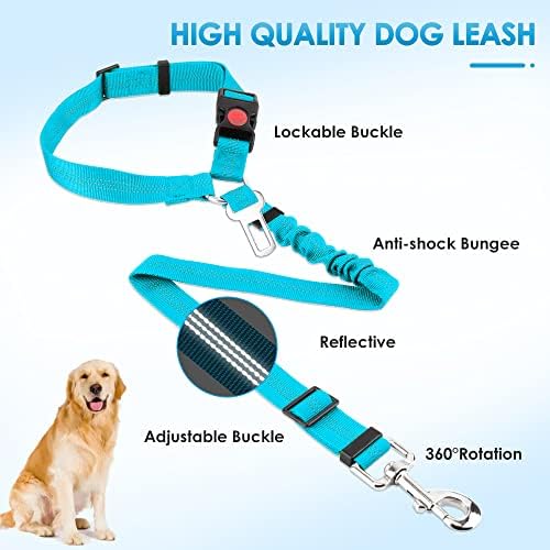 Lukovee Dog Car Seat Belt, 2 Pack, Headrest Restraint - Image 3