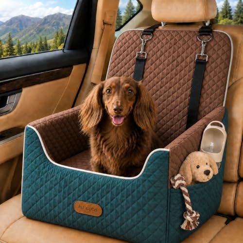 ALL GOOD PET SUPPLIES Dog Car Seat for Small/Medium Dogs Under 35lbs by AllGood