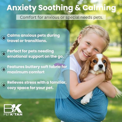 Pet K'tan Dog Sling Carrier: Hands Free Dog Carrier for Small & Medium Dogs - #1 Pet Travel Accessory & Gift - Bond with New Puppy- Safe & Durable - Hands Free - for Cats & Small Animals Anti-Anxiety - Image 6