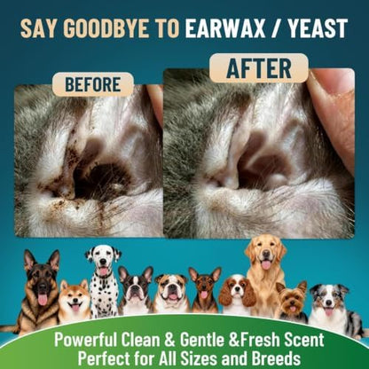 VICSOM Dog Ear Cleaner, Ear Drops for Dogs with Ozonated Olive Oil, 60 mL - Image 5