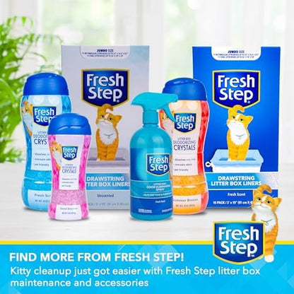 Fresh Step Drawstring Cat Litter Liners, Scented, 2.5 ft x 17 in, 15 Count - Image 6