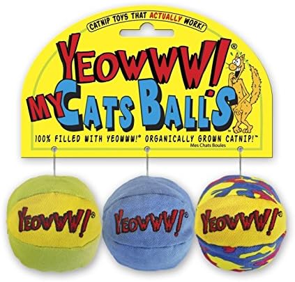 Yeowww! My Cats Balls, 2 Packs with 3 Balls per Pack - Image 2