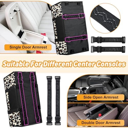 Portable Dog Car Seat for Small Dogs, Puppy Car Seat, Leopard - Image 4