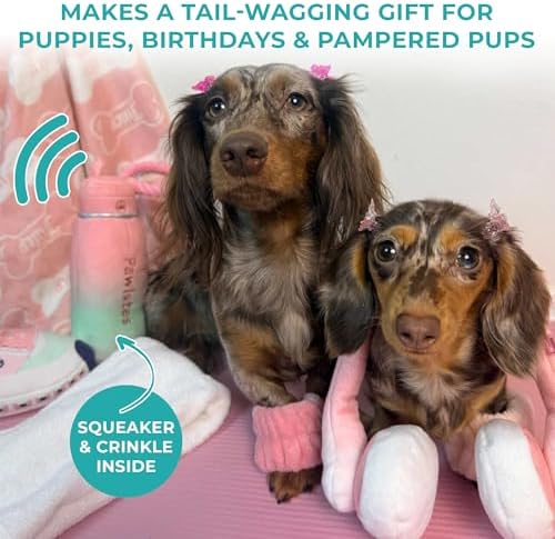 Haute Diggity Dog Pawlates Princess Water Bottle Plush Dog Toy Funny Parody - Image 5
