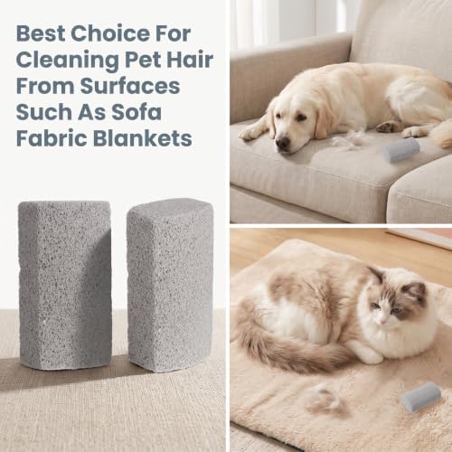 2 PCS Pet Hair Remover Pumice Stone, Pet Hair Removal Tool - Image 7