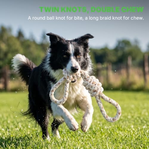 Tug of War Dog Toy, Dog Toys for Aggressive Chewers, Tough Dog Toys - Image 4