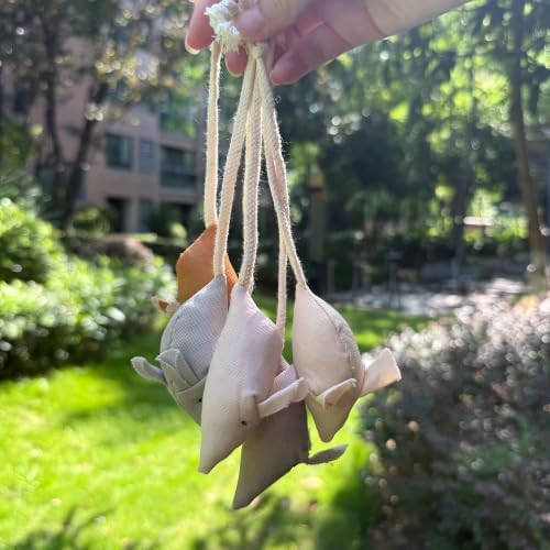 Catnip Mice Cat Toys, 6 Pcs Interactive Fabric Mouse Toys for Indoor Cats - Image 5
