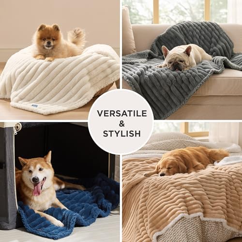 Bedsure ComfyFleece™ Waterproof Dog Blankets for Small Dogs,25x35 - Image 6