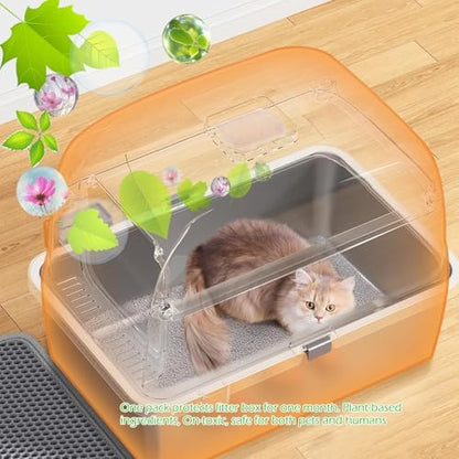 Pet Odor Eliminator for Meowant Self Cleaning Cat Litter Box, Cat Toilet Odor Control Deodorant Gel,Suitable for MW-SC01/MW-SC02/MW-SC03/ MW-SC09 Litter Box(12 Pack, Mild Scent) - Image 5