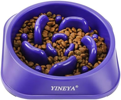 YINEYA Slow Feeder Dog Bowls, Pet Supplies That Slow Down Eating, Pet Food Bowls, Maze Dog Puzzle Feeder for Medium Breed by YINEYA