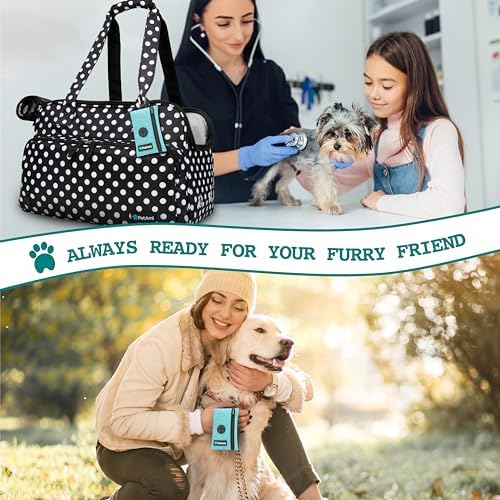 PetAmi Dog Poop Bag Holder for Leash, Pet Waste Bag Dispenser, Blue - Image 6