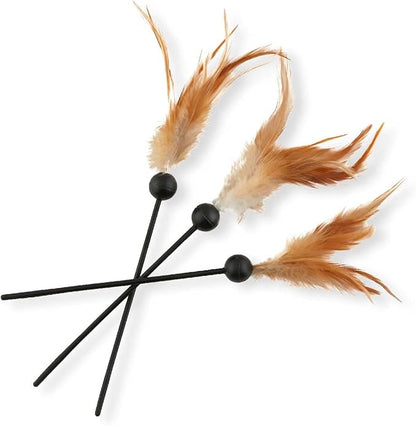 necoichi Catch Me If You Can 2 Electric Cat Toy (3 Feathers)