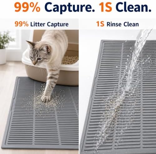 Heavy-Duty Cat Litter Mat: 10,000 Scratch Motions Tested - Image 4