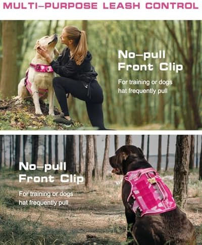 Dog Harness, Tactical No Pull for Small Sized Dog with Handle - Image 3