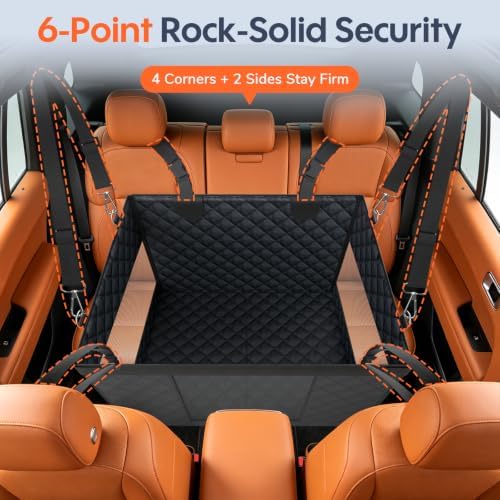 dessports Dog Car Seat Backseat Extender Hard Bottom for Medium Large Dogs - Image 4