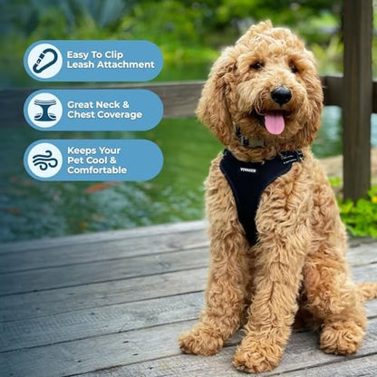 Voyager Step-in Flex Adjustable Dog Harness - Black, X-Small - Image 5