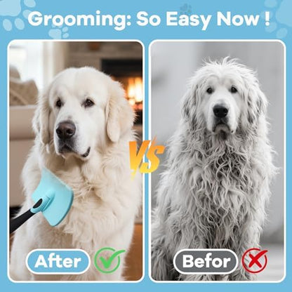 KEUYE Great Pyrenees Brush for De-Shedding and Fluffing Grooming - Image 6