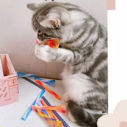 ISMARTEN Cat Spring Toys, Tube Toy Interactive Cat Toy for Indoor Cats, Plastic Spring Coils Attract Cats to Swat, Bite, Hunt(Random Color) (100 Packs) - Image 6
