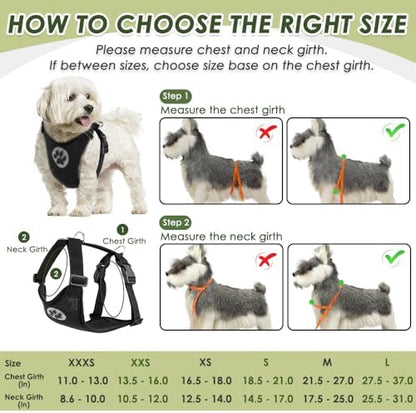 SlowTon Dog Seat Belt Harness for Car, Dog Car Harness & Seatbelt, B XXS - Image 6