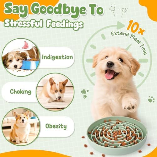 KIPRITII Dog Enrichment Toys with Lick Mat, Puzzle Toy & Slow Feeder - Image 3