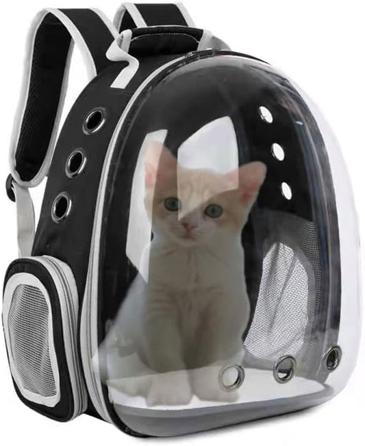 Animal Carrier Backpacks,Transparent Space Capsule Bubble Pet Backpack Bag for Small Dogs Cats Airline Approved Travel Carrier by ZYHOAOE