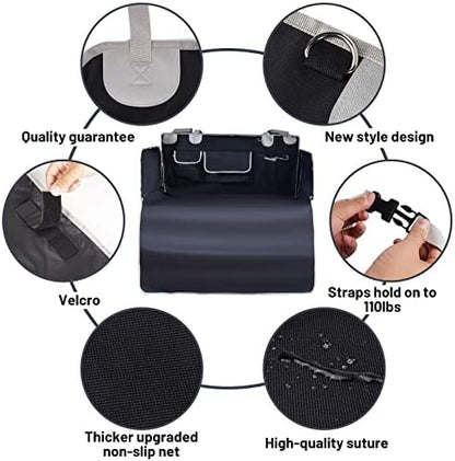 SUV Cargo Liner for Dogs, Waterproof Pet Cargo Cover Dog Seat Mat for SUVs Sedans Vans with Bumper Flap Protector - Image 5