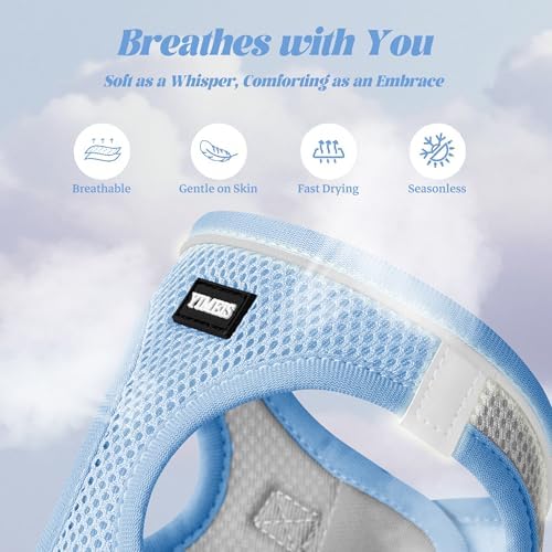 No Pull Dog Puppy Harness and Leash Set Reflective Mesh Vest Small - Image 3