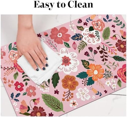 Dog Food Mats for Floors, Absorbent Dog Bowl Mat for Food and Water Dispenser Mat, Quick Dry Cat Food Mat Pet Supplies - Image 7
