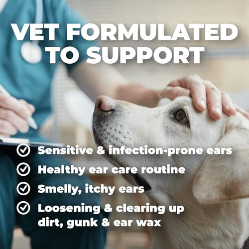 Mighty Petz Dog Ear Cleaner – Gentle Pet Ear Wash for Routine Ear Hygiene For Dogs and Cats 8 oz - Image 2
