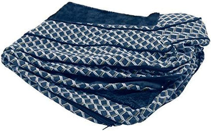 Furhaven Replacement Dog Bed Cover Comfy Couch Plush & Décor Sofa-Style, Machine Washable - Diamond Blue, Jumbo (X-Large) by FurHaven