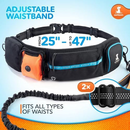 SparklyPets Hands Free Dog Leash, Medium & Large Breeds (Orange,1 Dog) - Image 6
