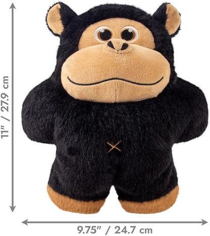 KONG Snuzzles Dog Toy X-Large – Plush Squeaky Dog Toy for Large Breeds – Ultra-Soft, Crinkle Sounds, Durable Interactive Dog Chew Toy for Medium & Large Dogs (Gorilla)