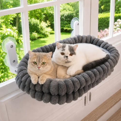 CHEERPALS Cloud Cat Window Perch for Indoor Cats Hammock Bed Foldable by CHEERPALS