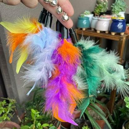 AcceLeah Cat Worm Toy Refills - Assorted Teaser Wand Toys with Bell (11 Pcs) - Image 3